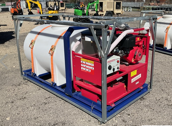 Commercial 4000psi High Pressure Washer with Heater and 200 Gallon Tank